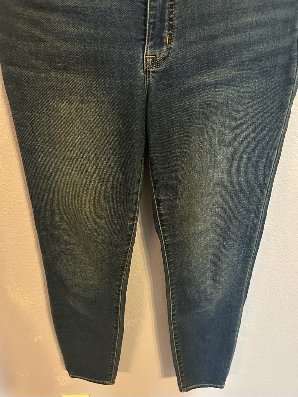 J. Crew Women 10” High Rise Skinny Dark Wash Denim Jeans Size 27 - Picture 3 of 7